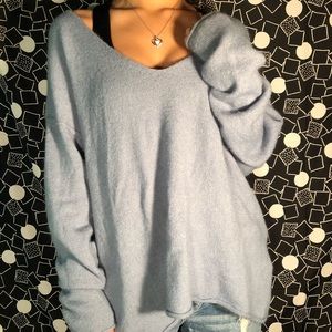 Light Blue Wool Sweater